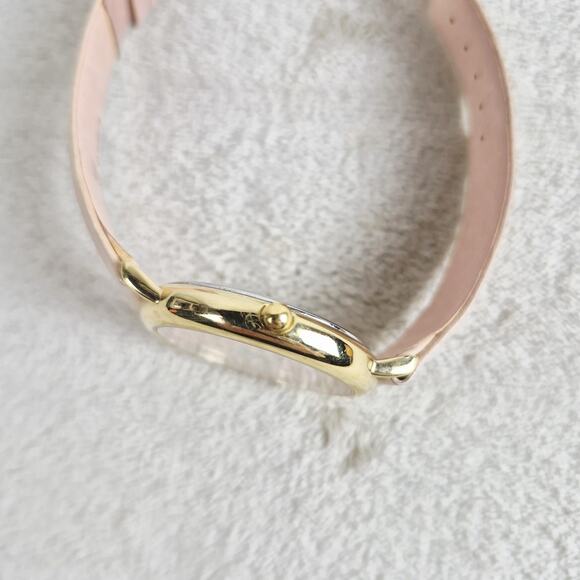 Laura Biagiotti Womens Swiss Quartz Watch Pink Leather Gold Floral 37mm Read* - Picture 14 of 16